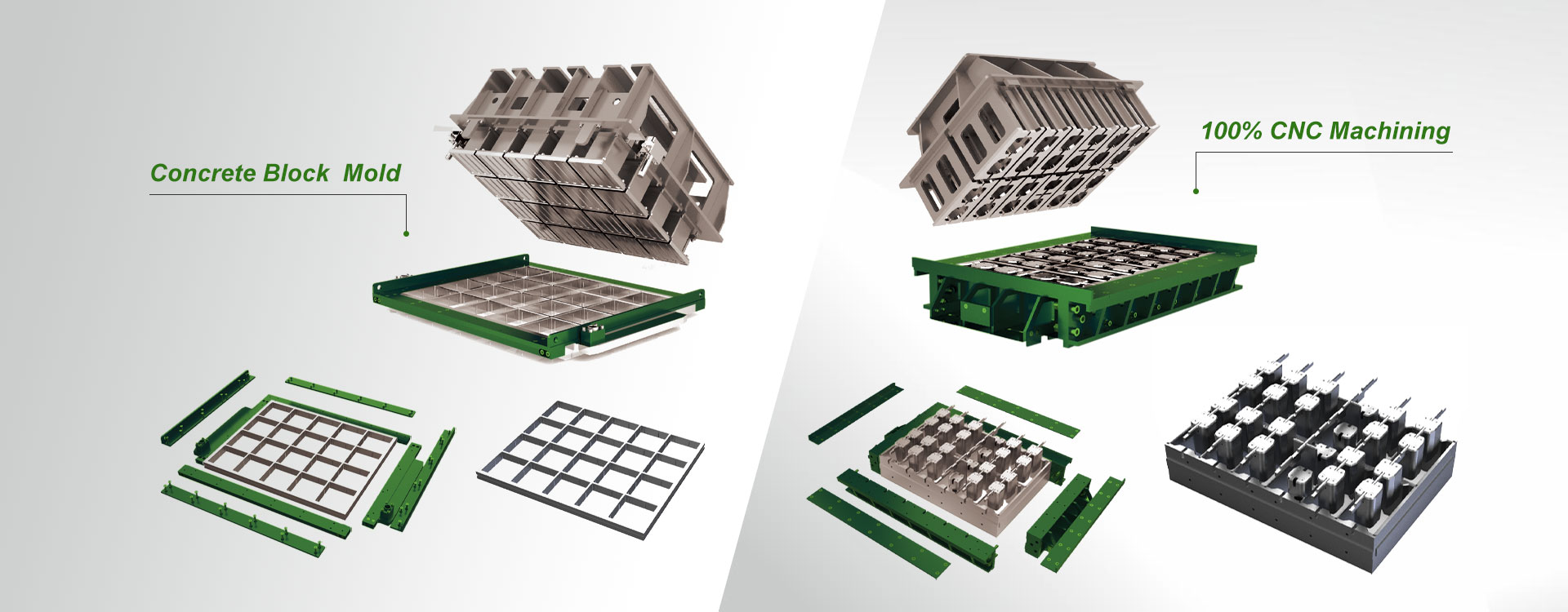 China Cement Concrete Brick Mold စက်ရုံ