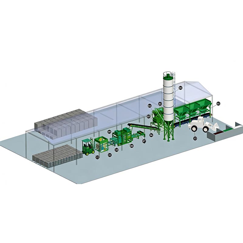 Hollow Block အုတ်လုပ်စက်